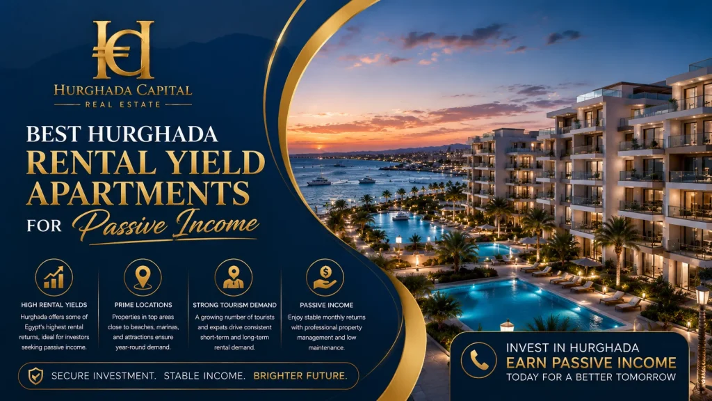Best Hurghada Rental Yield Apartments for Passive Income