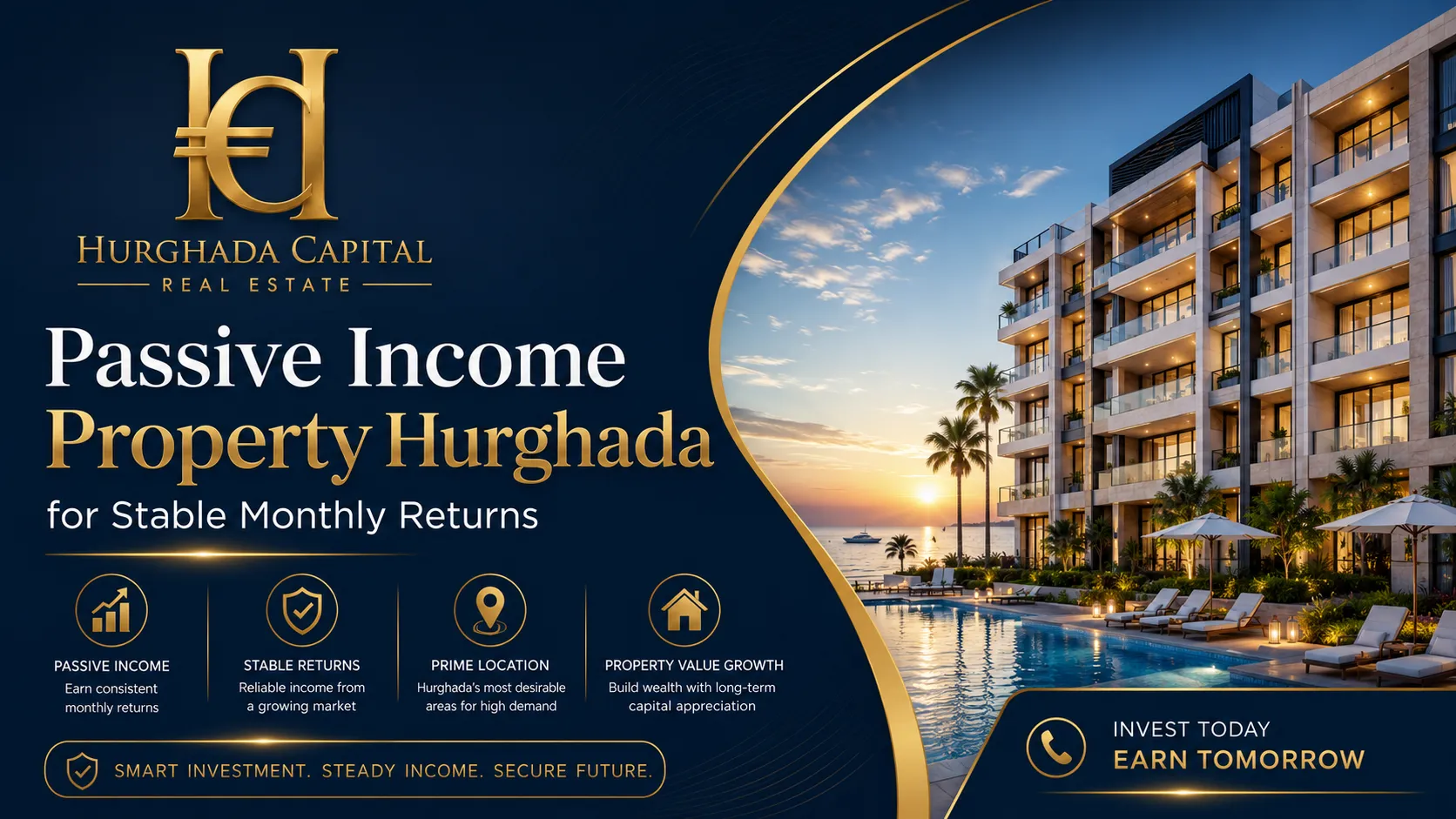 Passive Income Property Hurghada for Stable Monthly Returns