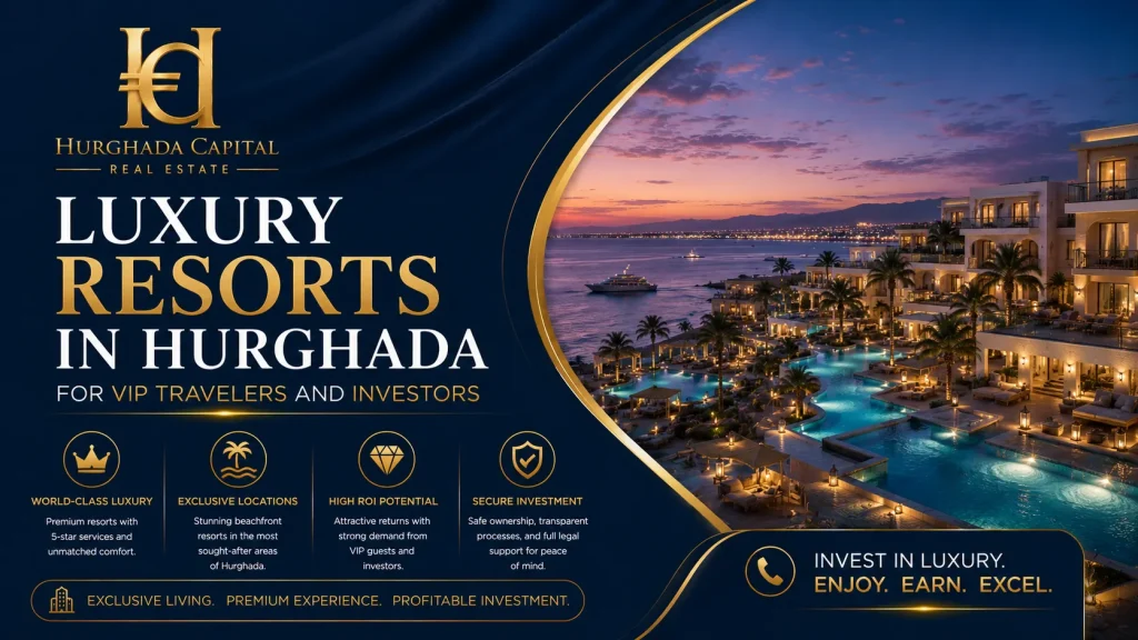 Luxury Resorts in Hurghada for VIP Travelers and Investors