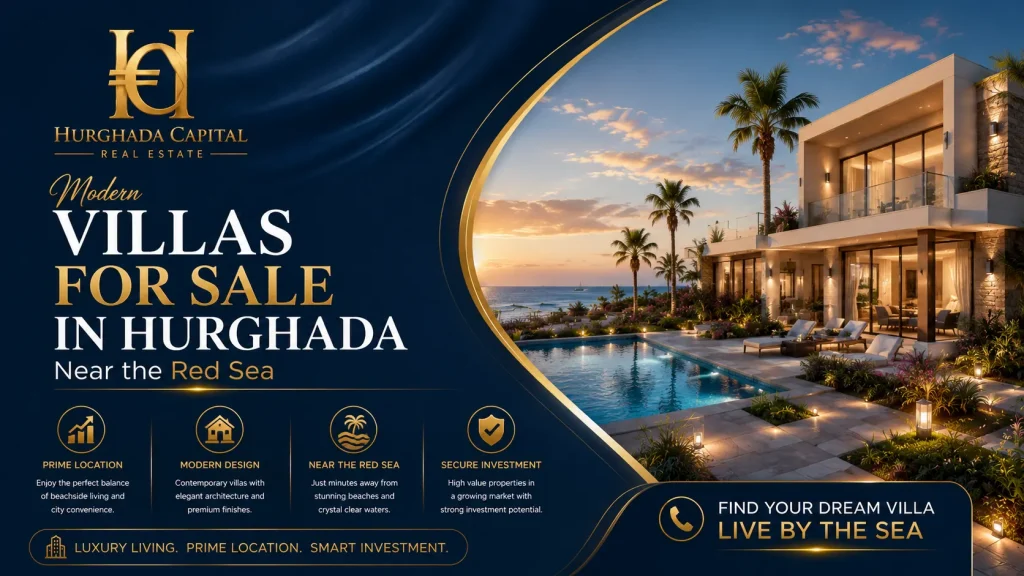 Modern Villas for Sale in Hurghada Near the Red Sea