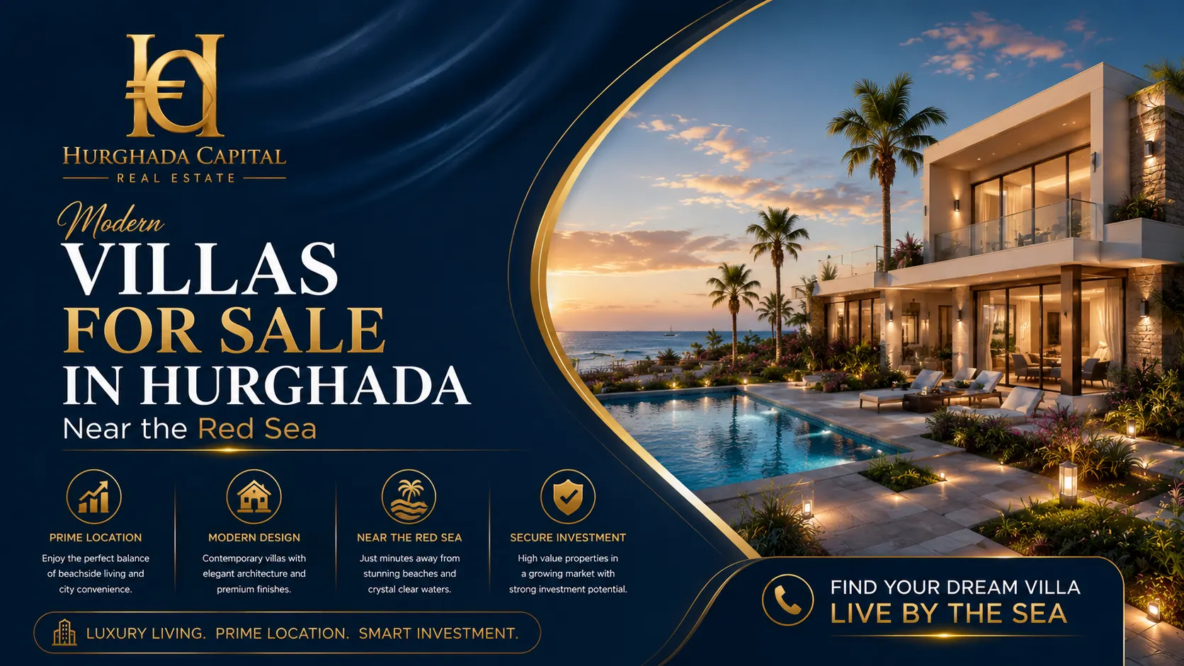 Modern Villas for Sale in Hurghada Near the Red Sea