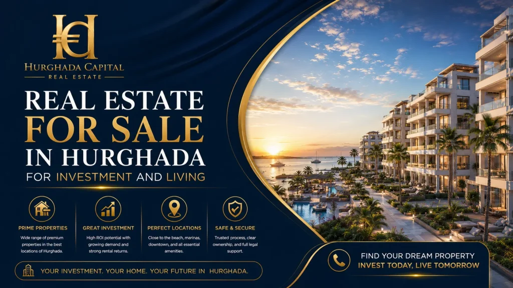 Real Estate for Sale in Hurghada for Investment and Living