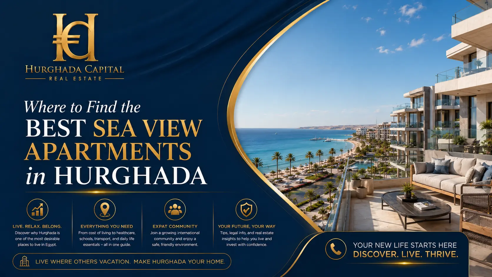 Where to Find the Best Sea View Apartments in Hurghada